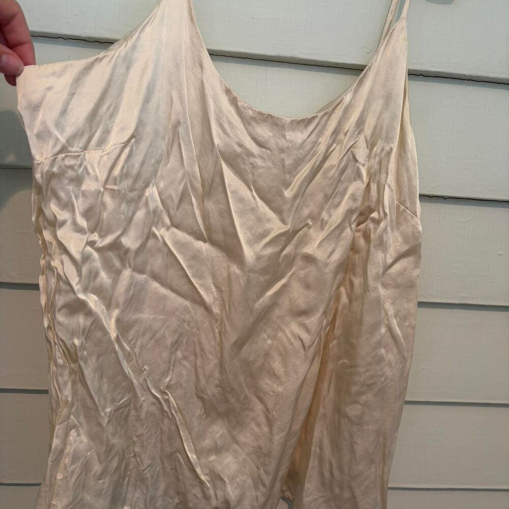 Sundance Women's Cream Silk cami summer chic - Picture 5 of 8
